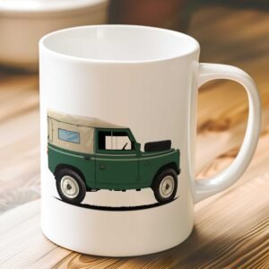 Land Rover SWB Canvas Green - Ceramic Mug